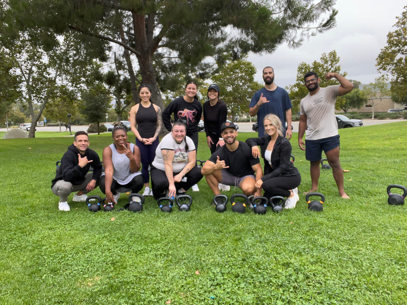 FIRST KETTLEBELLS AT THE PARK IN MURRIETA, CA