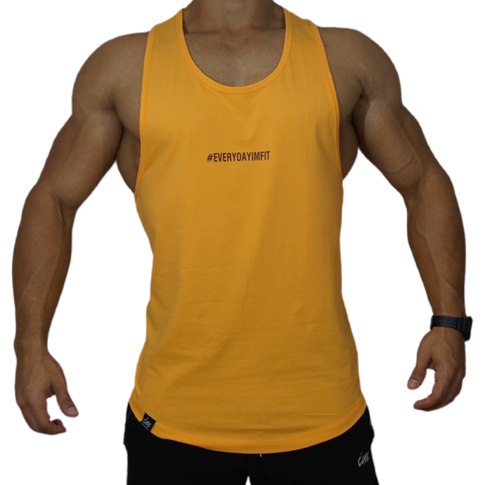 Tank Top Stringer - Amber Yellow