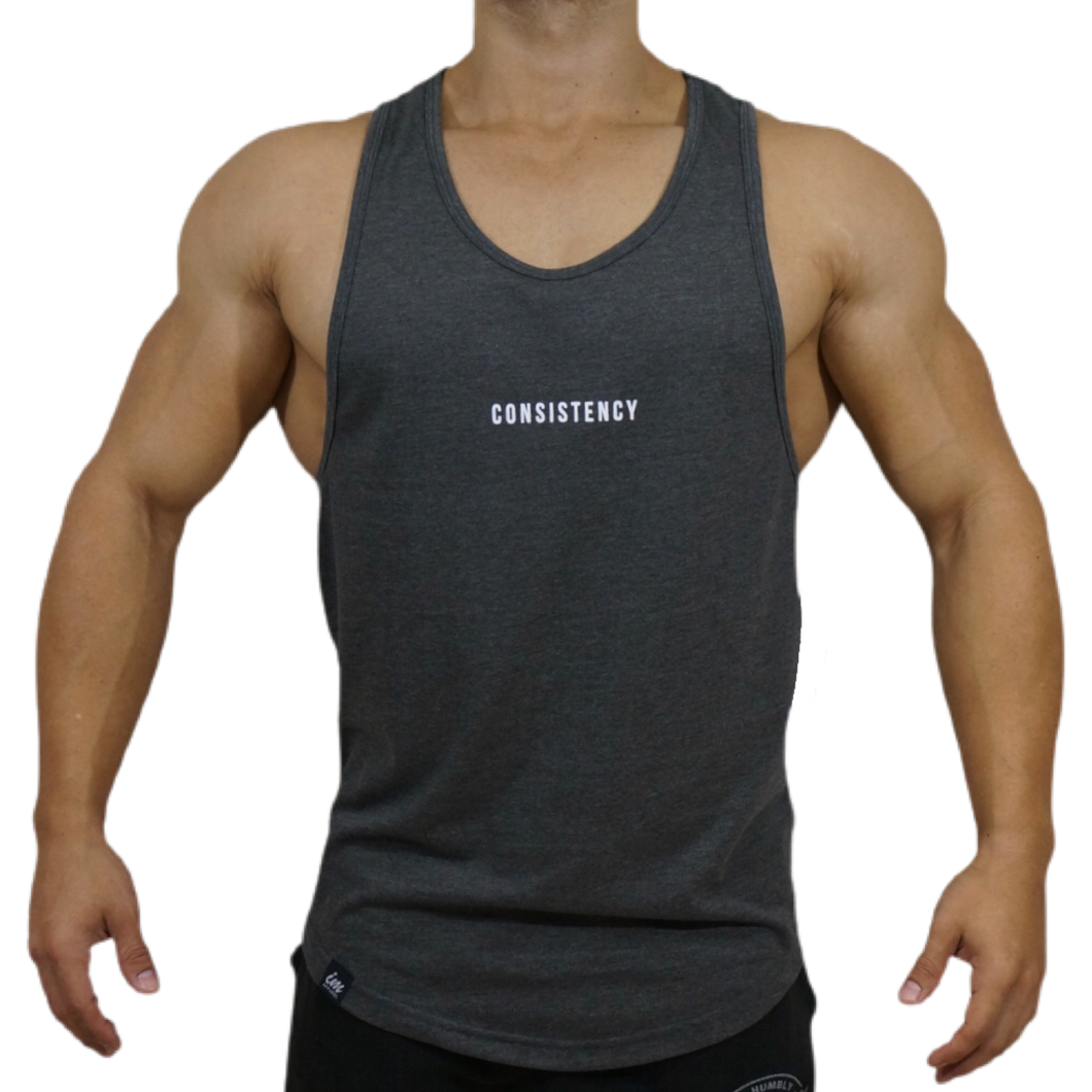 Tank Top Stringer Consistency - Dark Gray