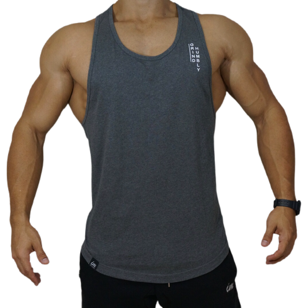 Tank Top Stringer Grind Humbly - Gray